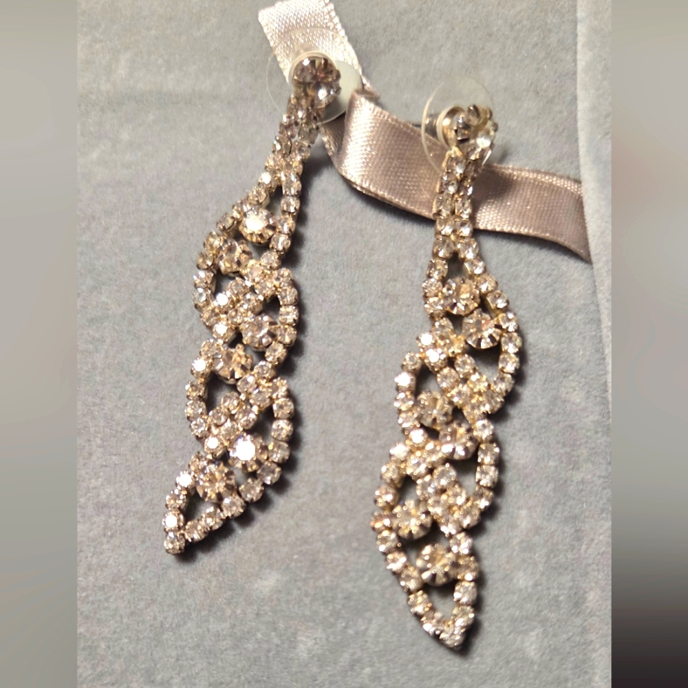 Vintage Rhinestone Earrings